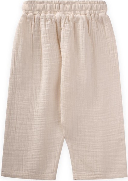 Müslin Pantolon 1-7 Yaş Krem