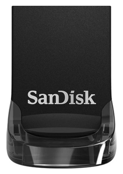 SDCZ430-128G-G46 128GB Ultra Fit USB 3.1 130MB-S Mini Siyah Flash Bellek 5 Adet