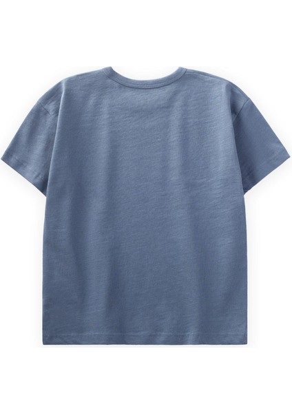 Basic Bebe T-Shırt 0-3 Yaş Indigo Mavi fiyatları