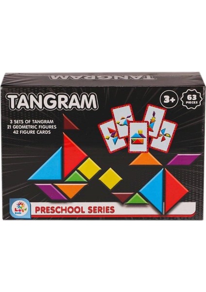 Laço Kids Eğitici Tangram 63 Parça Lc7493