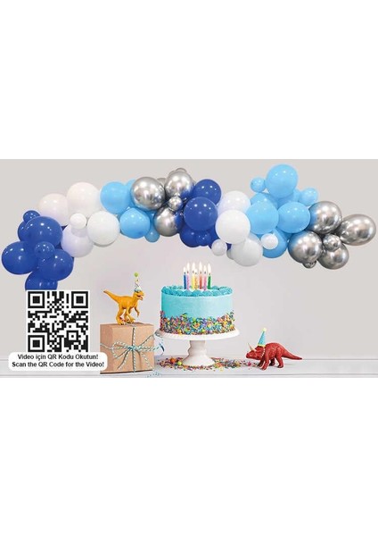 Erkek Balon Dekorasyon Seti 70'li modelleri