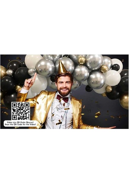 Balon Dekorasyon Seti Premium Temalı 72 Parça modelleri