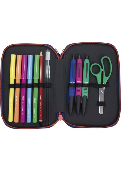 081364NJ Ninjitsu Ninja Kırmızı 3 Cepli Setli Kalem Çantası fırsatları