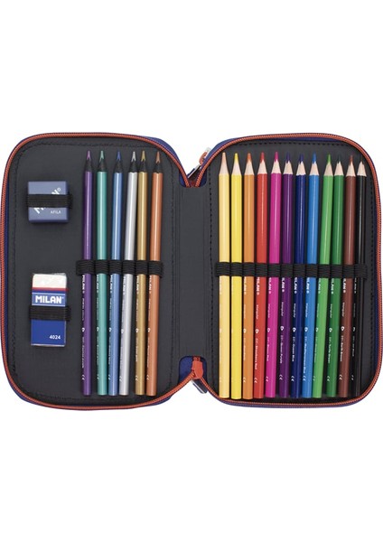 081364NJ Ninjitsu Ninja Kırmızı 3 Cepli Setli Kalem Çantası indirimleri