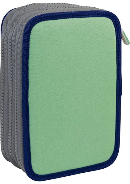 081364NLGR NEt&LIT Yeşil 3 Katlı Set Kalem Çantası fiyatları