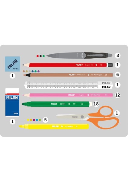 081364FN Fun Renkli 3 Cepli Setli Kalem Çantası fiyatları