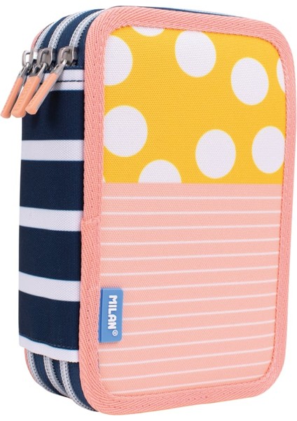 081364SM2 Swims Sarı-Pembe 3 Cepli Setli Kalem Çantası