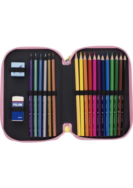 081364SM2 Swims Sarı-Pembe 3 Cepli Setli Kalem Çantası fiyatları