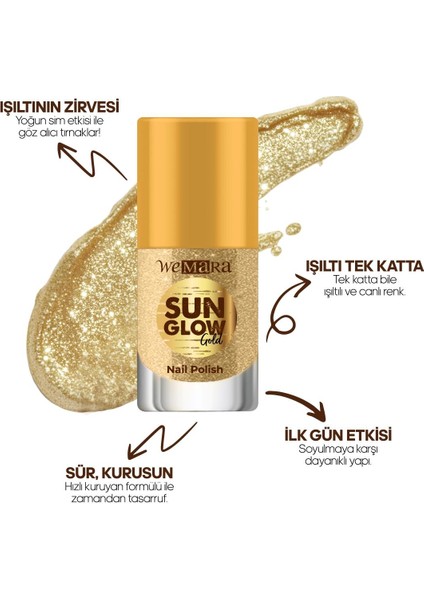Sun Glow Gold Oje 11 ml