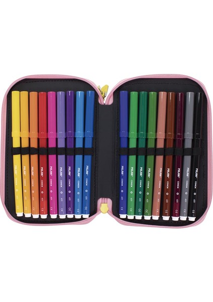 081364SM2 Swims Sarı-Pembe 3 Cepli Setli Kalem Çantası fırsatları