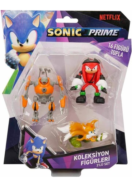 Sonic Prime 3'lü Figür Seti modelleri