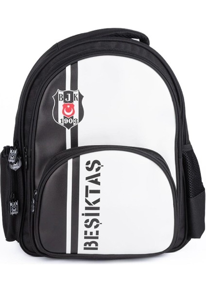 3 Bölmeli Suni Deri Okul Çantası (24348)