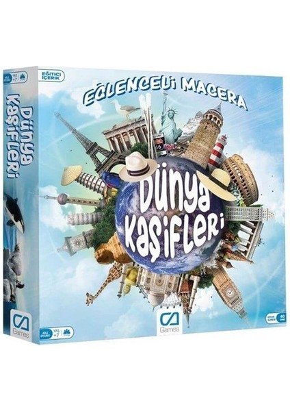 Dünya Kaşifleri Eğlenceli Macera Kutu Oyunu