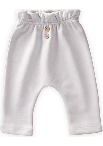 Beli Fırfırlı Eşofman 0-4 Yaş Taş