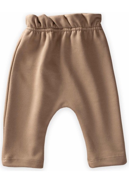 Beli Fırfırlı Eşofman 0-4 Yaş Sütlü Kahve fiyatları