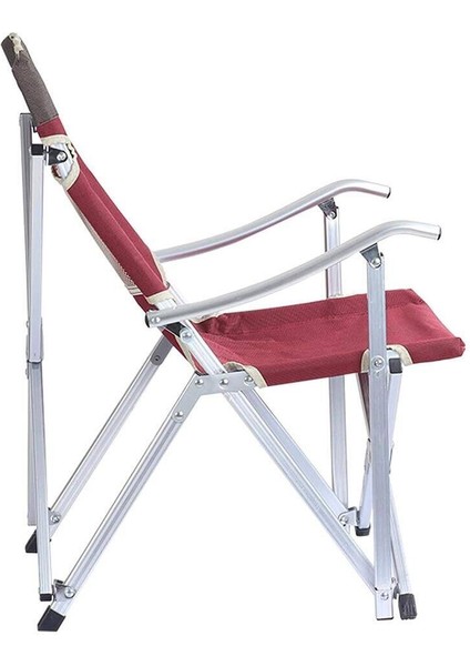 Dachuan Katlanır Kamp Sandalyesi Bordo fırsatları