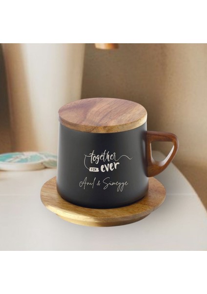 Siyah Çelik 250 ml Kişiye Özel Termos Bardak Kazımalı Hediye