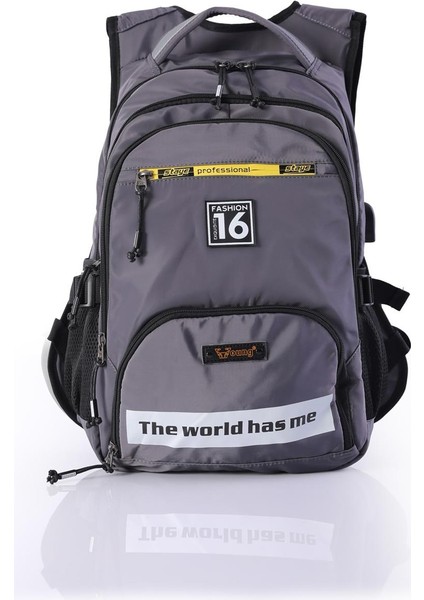 51318 USB Girişli Laptop Sırt Çantası