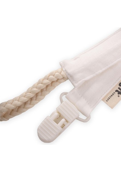 Bebek Pamuk Emzik Tutmacı 23 cm Ekru fiyatları