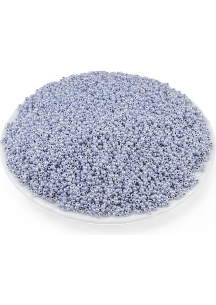 Pastel Açık Gri (11/0) 2 mm Kum Boncuğu 100 gr