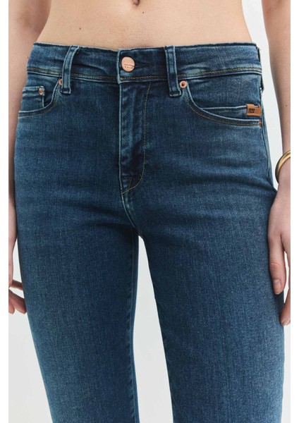 Brıdge Skinny Flare Fit Koyu Indigo Kadın Jean Pantolon indirimleri