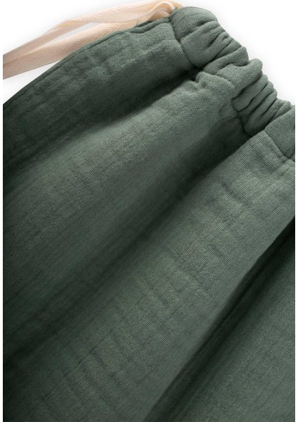 Müslin Çocuk Sırt Çantası 28X30 cm Haki Yeşil fiyatları