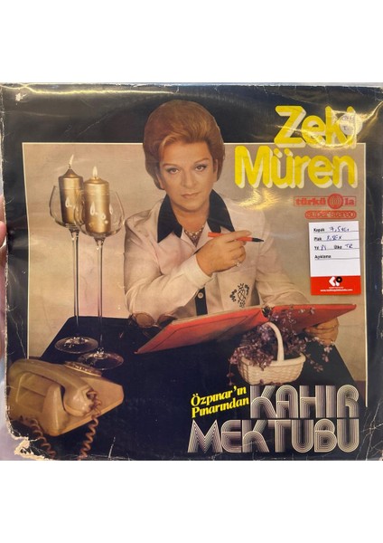 Zeki Müren - Kahır Mektubu Lp