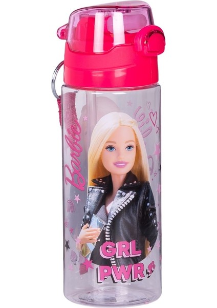 Pembe 0,5L pipetli askılı şişe, hafif ve , rahat taşıma sağlar.