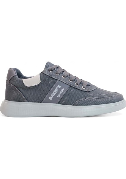 2198-DAKIRS Anatomik Tabanlı Erkek Keten Kumaşlı Sneakers Ayakkabı - NKT02198-FÜME-42 fiyatları