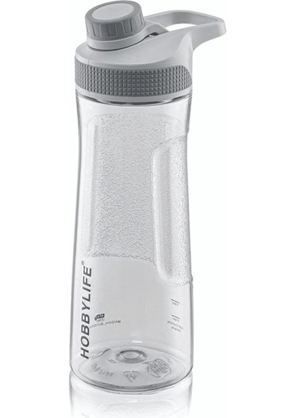 Gri Şeffaf 730 ml Çok Amaçlı Plastik Su Şişesi, Okul ve Ofis İçin Uygun fiyatları