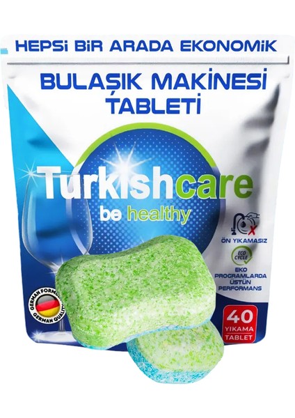 Ekonomik 40 Yıkama Bulaşık Deterjanı Tablet