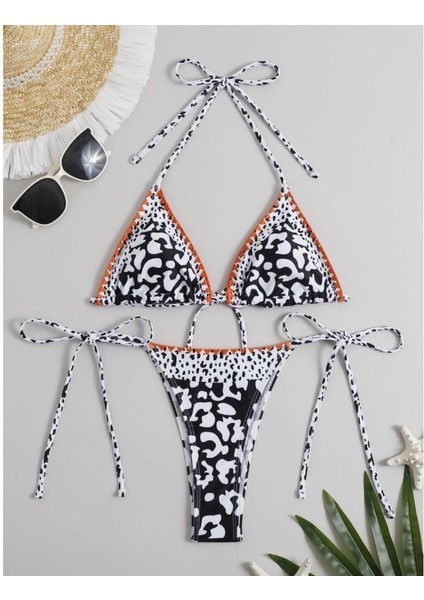 Sheın Bikini, Bikini, Plaj Giyim, Brezilyan Kesim Bikini, Üçgen Bikini, 2 Parça Bikini, Ipli Bikini