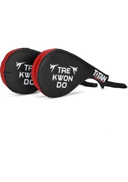 Taekwondo Raket Kırmızı Siyah 2'li Set