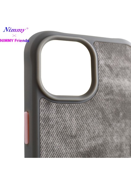 iPhone 15 Pro Uyumlu 3D Göz Gray Kedi Detaylı Gerçek Nakış İşlemeli Kabartmalı Big Eyes Kılıf fırsatları