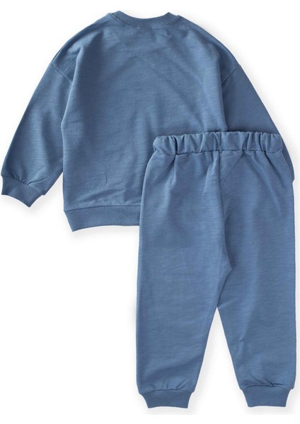 Basıc Sweatshirt Takım Indigo Mavi fiyatları