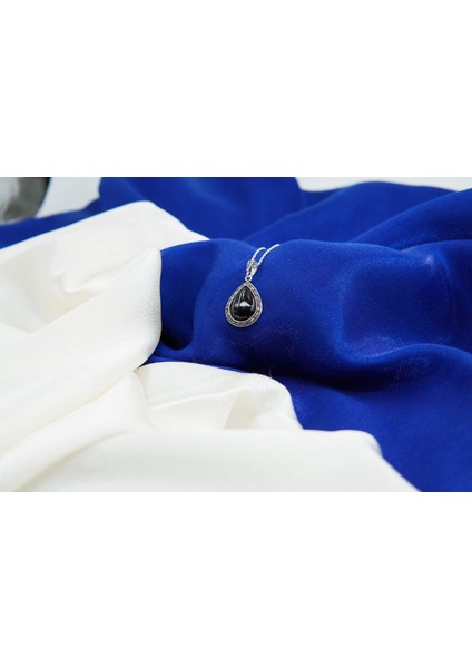 Oltutaşı Taşlı Su Damlası Gümüş Kolye fiyatları