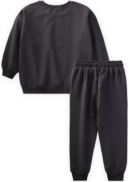 Basic Karyoka Detaylı Sweatshirt Takım Siyah fiyatları