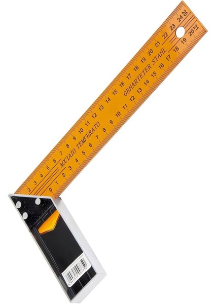 Alüminyum L Gönye Sarı Gönye Cetvel Kaynak Kaynakçı Marangoz Gönyesi 250 mm modelleri
