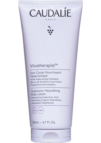 Caudalie Vinotherapist Hyaluronic Nourishing Body Lotion 200 ml