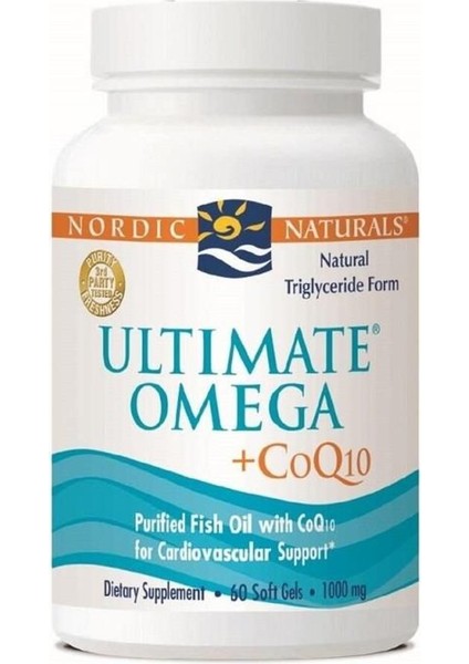 Naturals Ultimate Omega + COQ10 60 Softjel