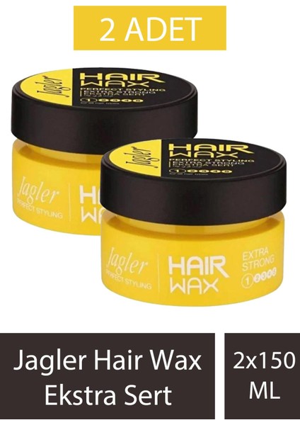 Hair Wax Ekstra Sert 150 ml 2 Adet
