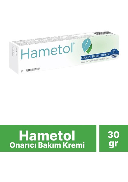 Hametol Onarıcı Bakım Kremi 30 gr