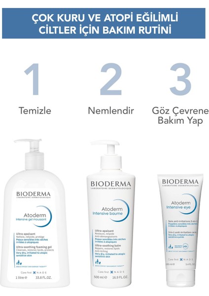 Bioderma Atoderm Intensive Eye Göz Çevresi Kremi 100 ml 2 Adet fırsatları