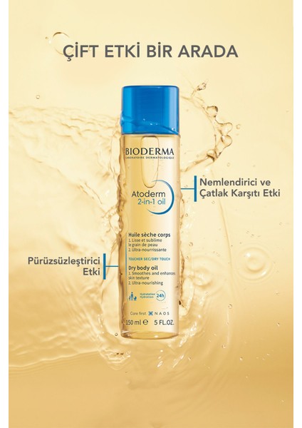 Bioderma Atoderm 2 In 1 Oil 150 ml 2 Adet