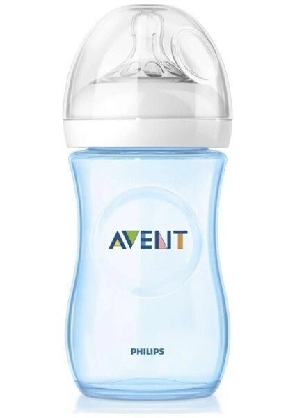 Natural PP Biberon 260 ml 1ay+ Mavi SCF035/17