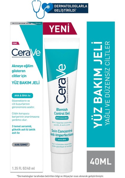 Cerave Akneye Eğilimli Ciltler Için Yüz Bakım Jeli 40 ml