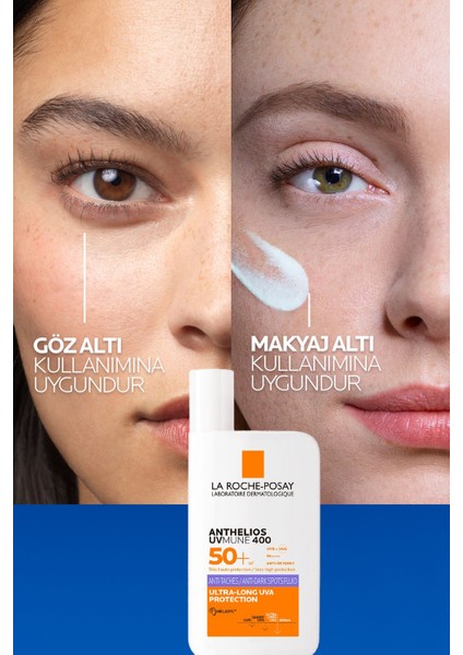 La Roche Posay Anthelios Uvmune 400 Anti-Dark Spots Fluid SPF50+ Melasyl Içeren Güneş Kremi 50 ml 2 Adet