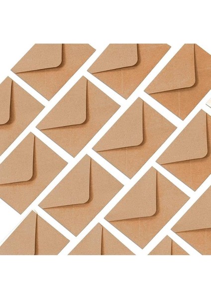 100 Adet Mektup Zarfı 13x18cm 100gr. Kraft