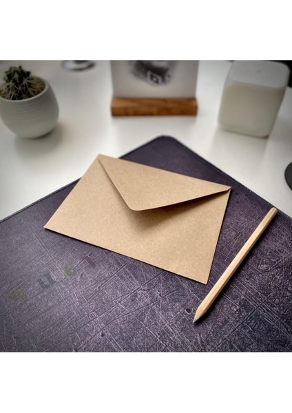100 Adet Mektup Zarfı 13x18cm 100gr. Kraft