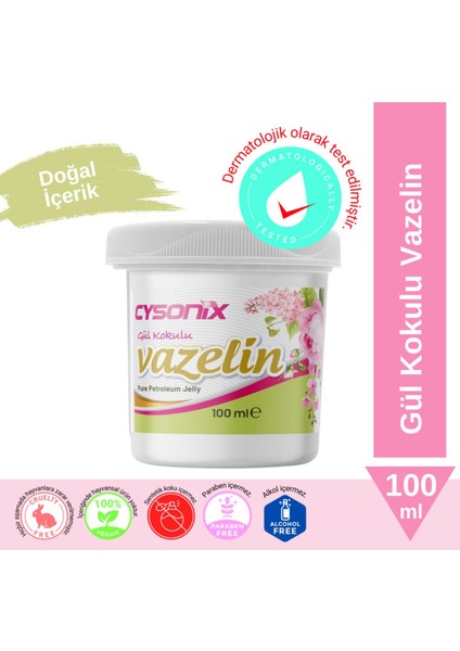Cysonix Vazelin Gül 100 ml